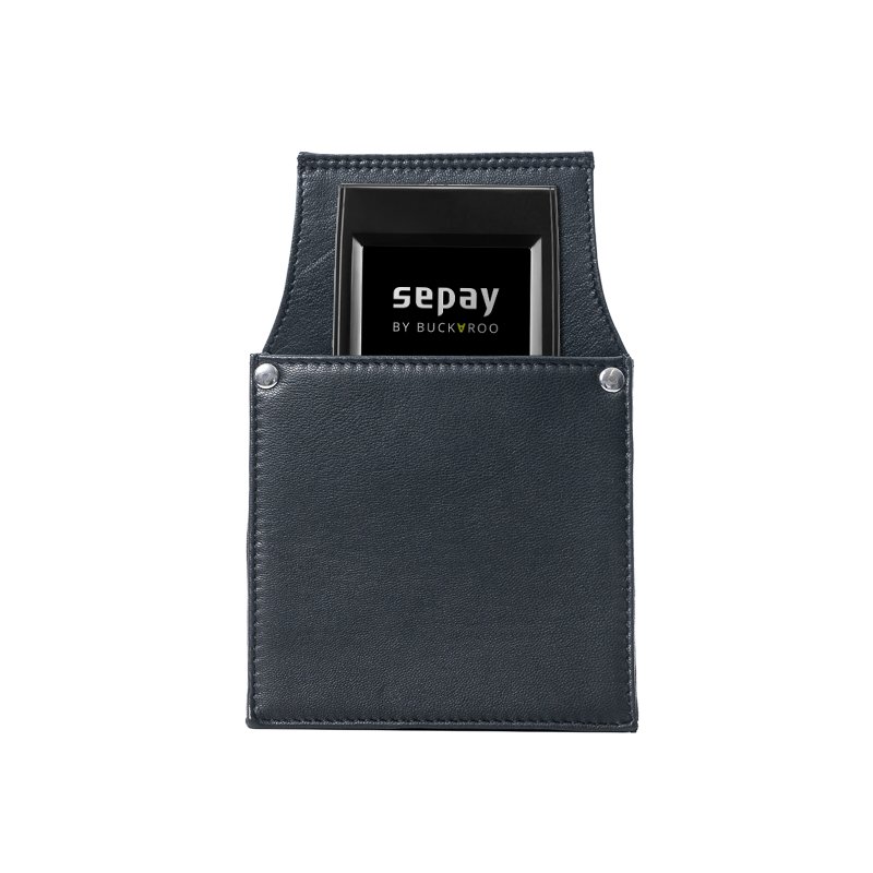 holster voor mobiele pin automaat van ccv en andere pin automaten leer