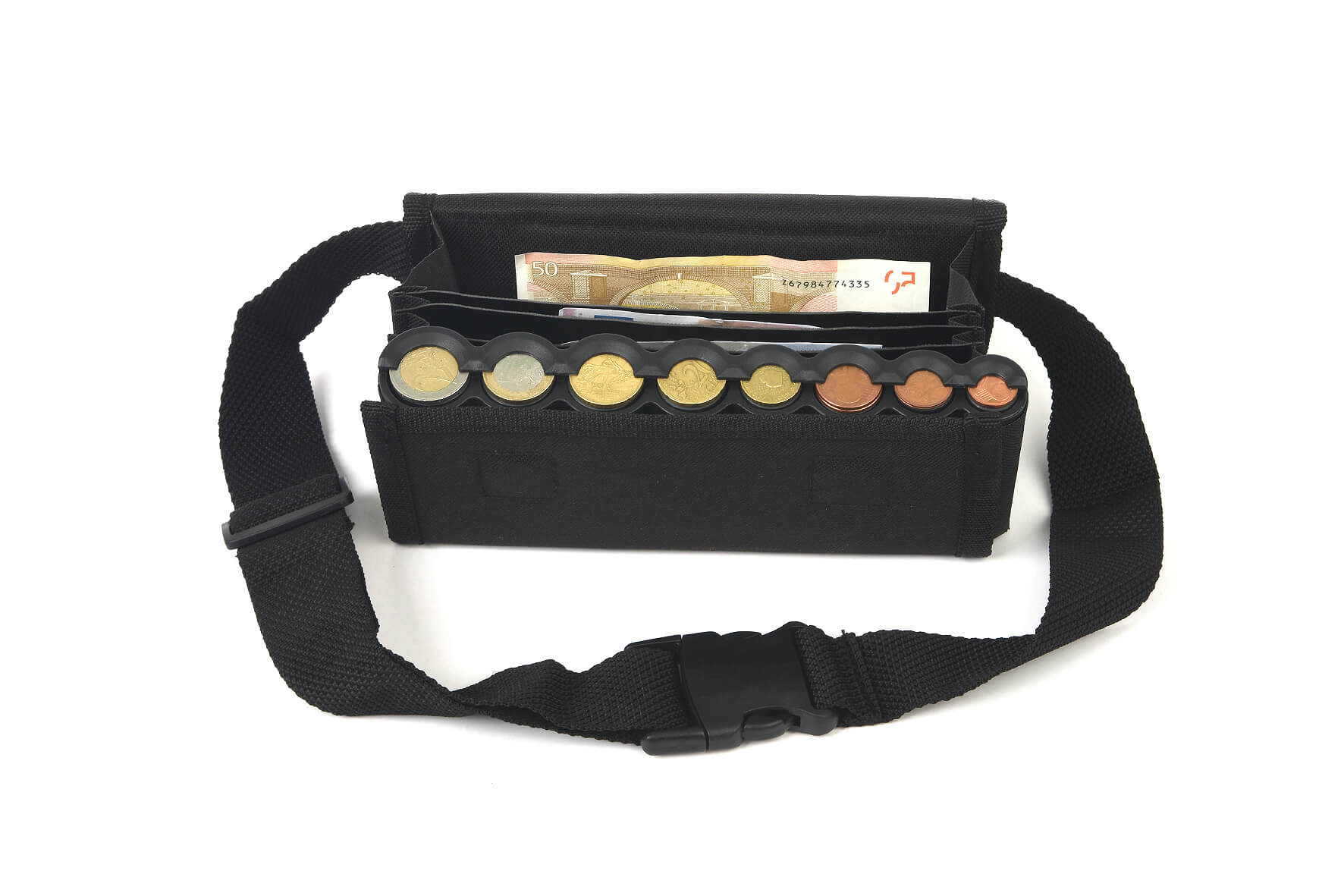 images Leather Nylon Waiter Purse