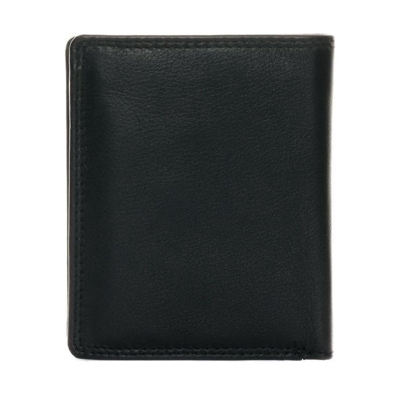 leondesign collectie dunne portemonnee heren leer portefeuille heren cadeau voor man heren portemonnee heren compact staand model zwart leer cadeau voor hem cadeau voor man verjaardag gadgets mannen