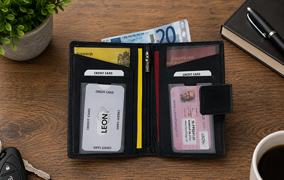 paspoort hoesje buitensluiting leer