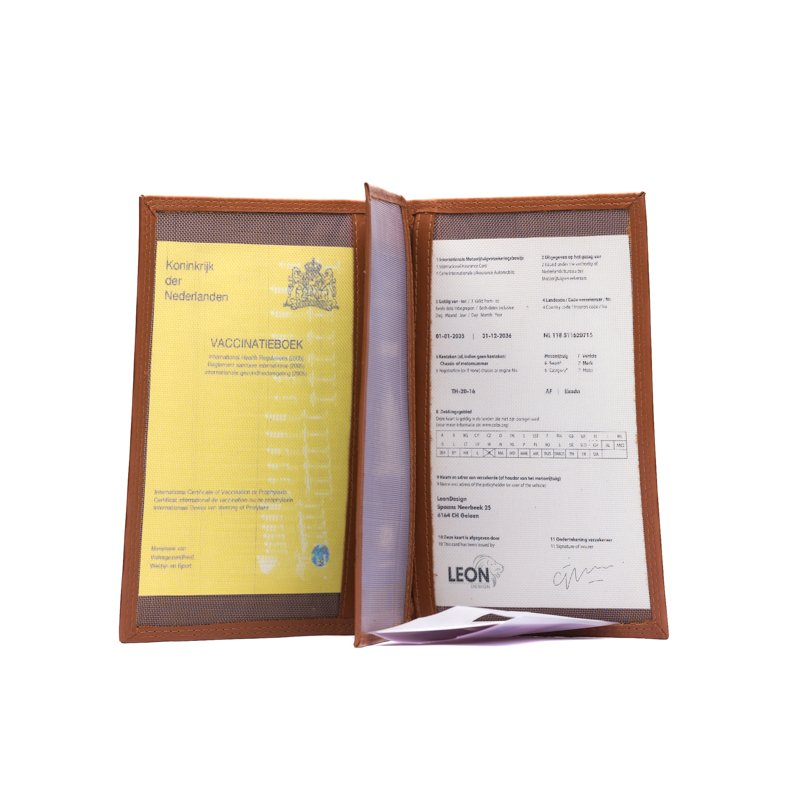 autopapieren mapje compact leer