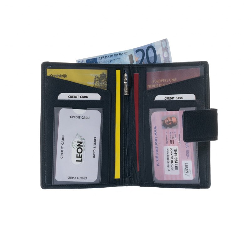paspoort hoesje buitensluiting leer