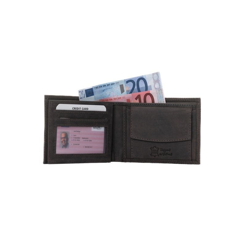 portemonnee heren compact leer portemonnee heren compact leer