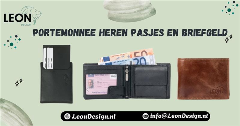 portemonnee heren pasjes en briefgeld