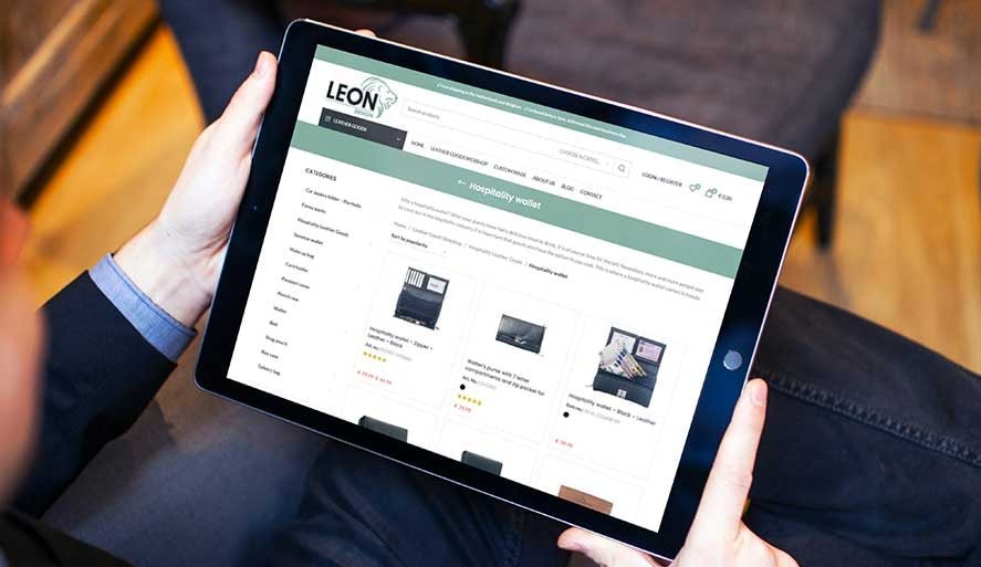Leondesign webshop voor horeca producten